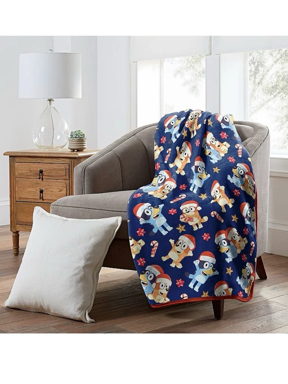 Bluey Holiday Silk Touch Throw Blanket Christmas
